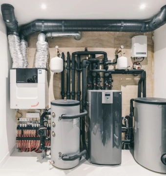 Techniekruimte nieuwbouw villa